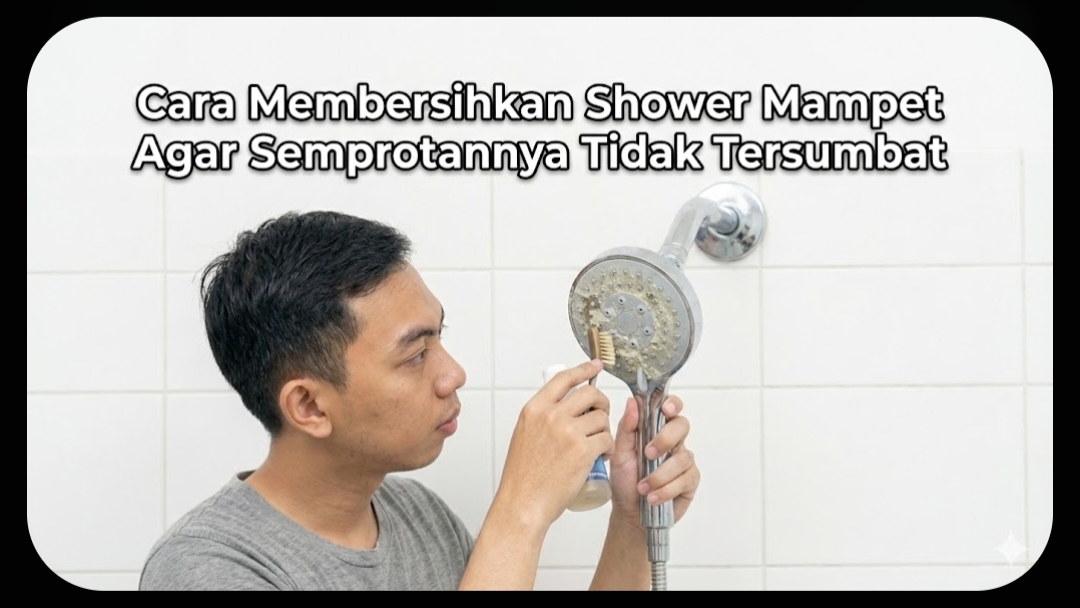 Membersihkan Shower