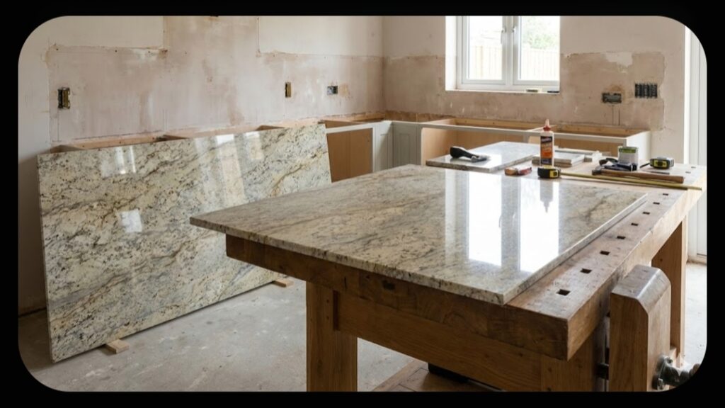 Backsplash granit