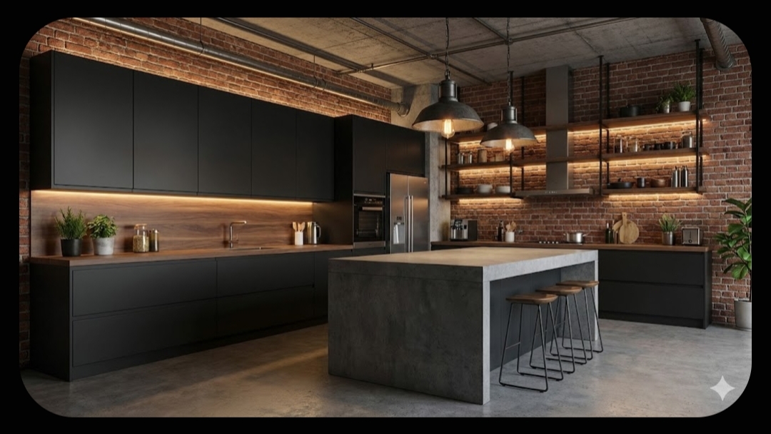 Perpaduan Industrial dan Modern Minimalis