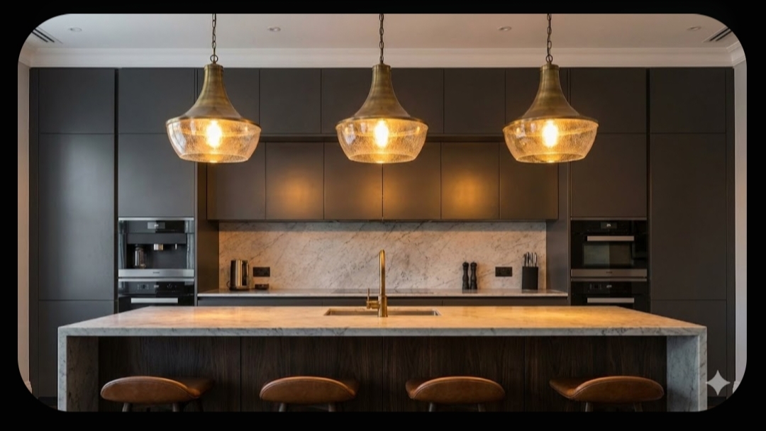 Kitchen set ditambah Lampu Gantung