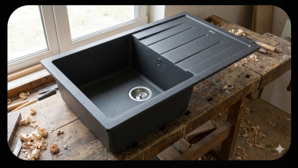 Wastafel Granite Composite