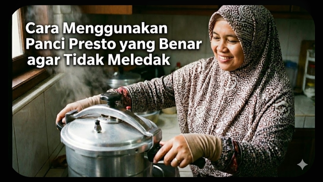 Menggunakan panci presto