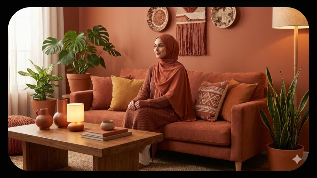 Ruang tamu Terracotta