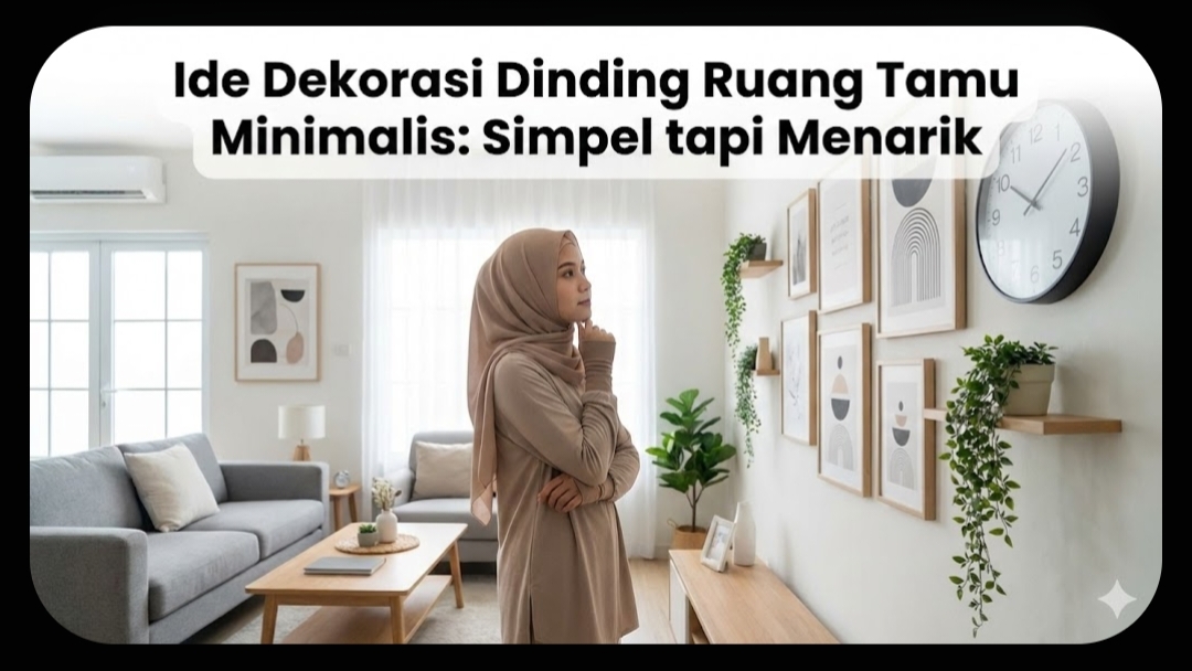 Dekorasi dinding ruang tamu