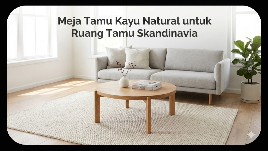 Meja tamu Skandinavia