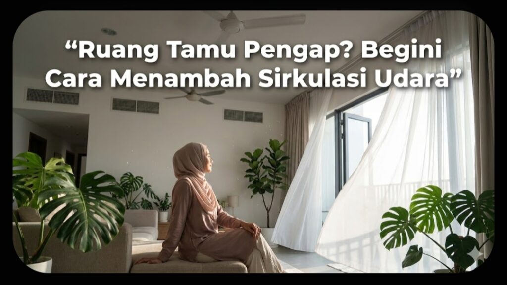 Sirkulasi Udara ruang tamu