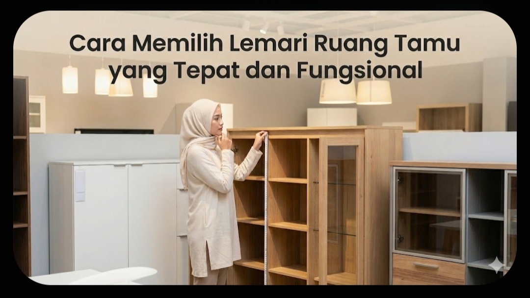 Lemari ruang tamu