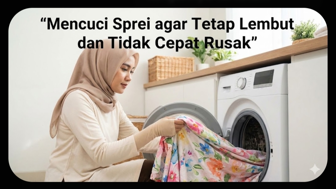 Mencuci Sprei