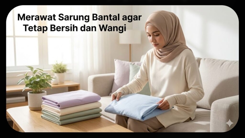 Merawat sarung bantal