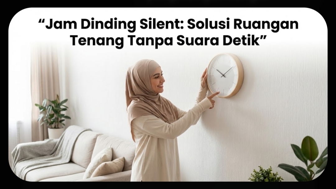 Jam dinding silent