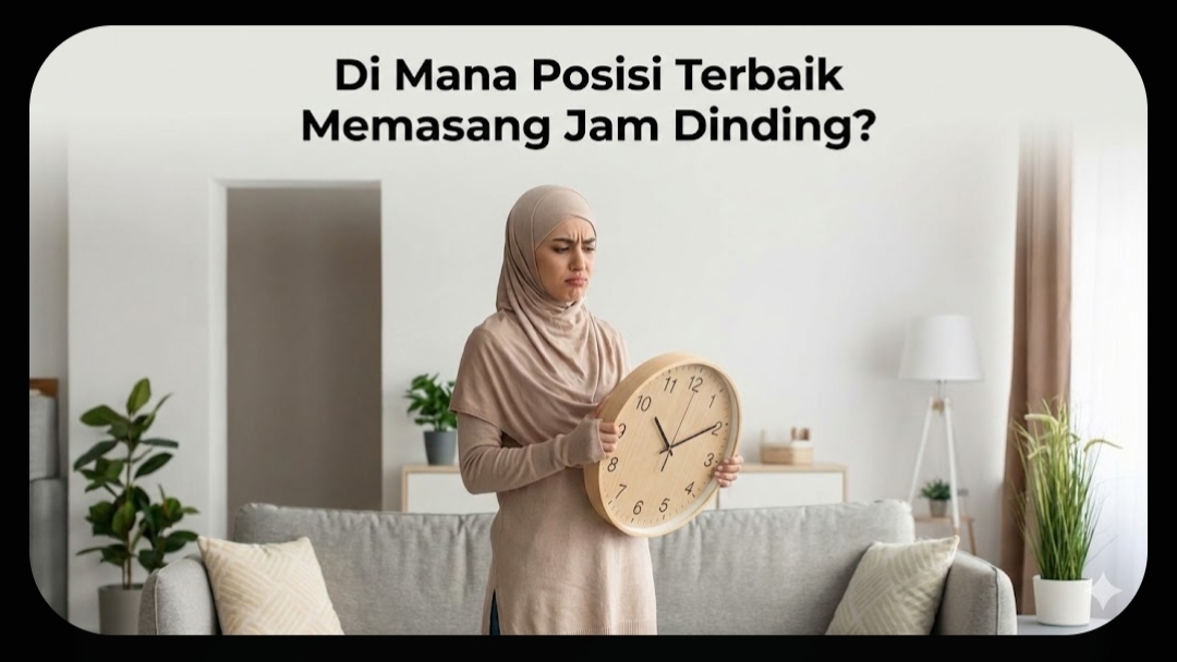 Posisi jam dinding