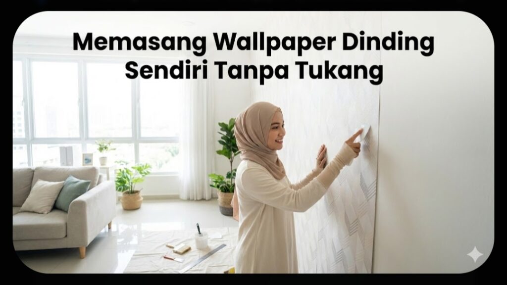 Memasang Wallpaper dinding