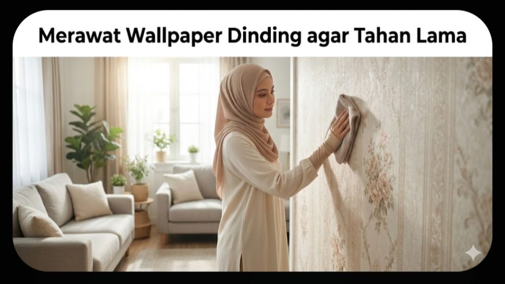 Merawat wallpaper dinding