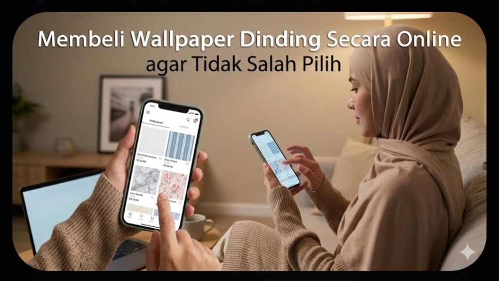 Belanja wallpaper dinding secara online