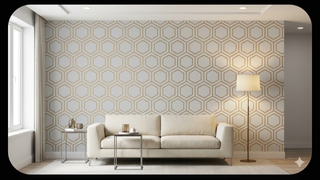 Wallpaper Motif geometris