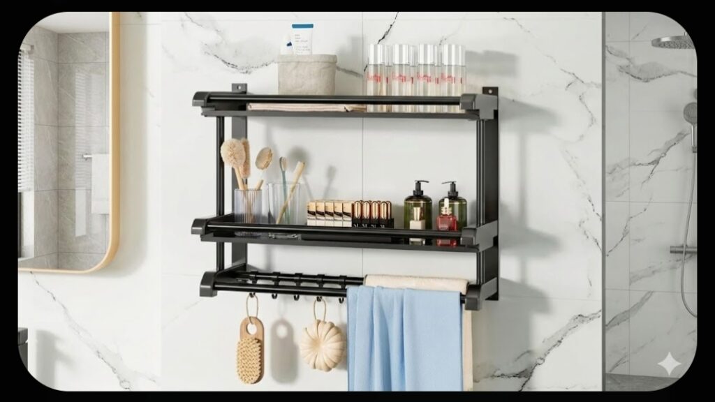 Rak kamar mandi dinding