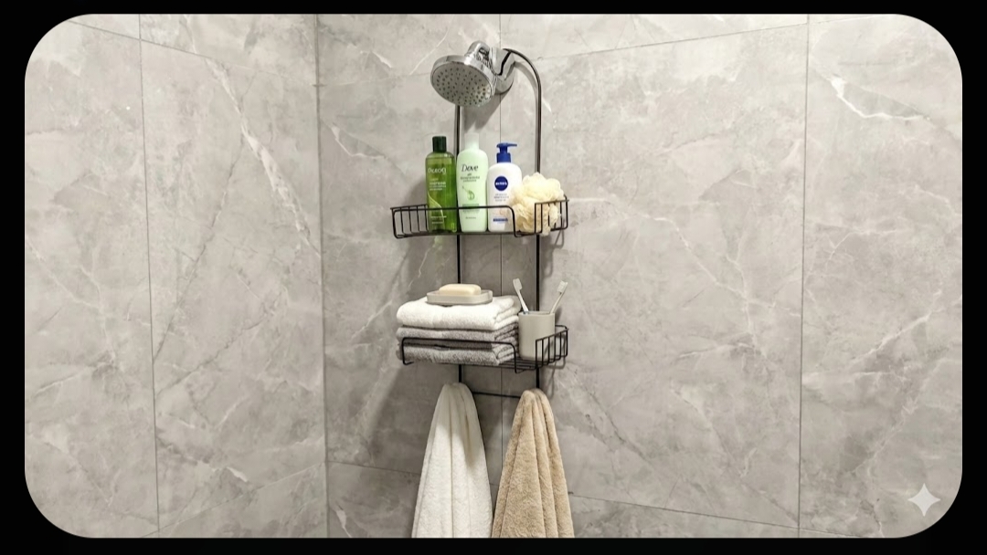 Rak kamar mandi gantung