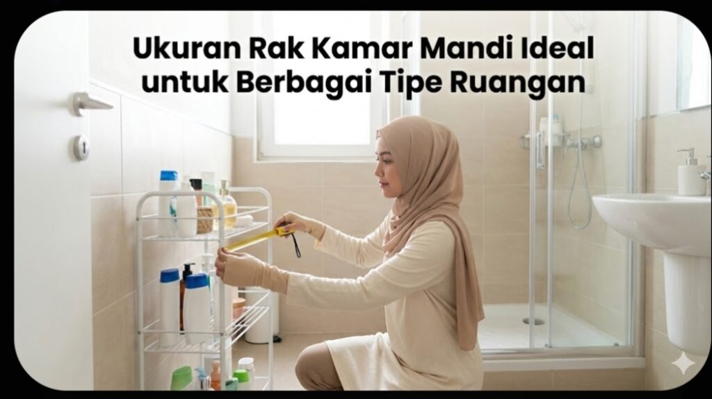 Ukuran Rak kamar mandi