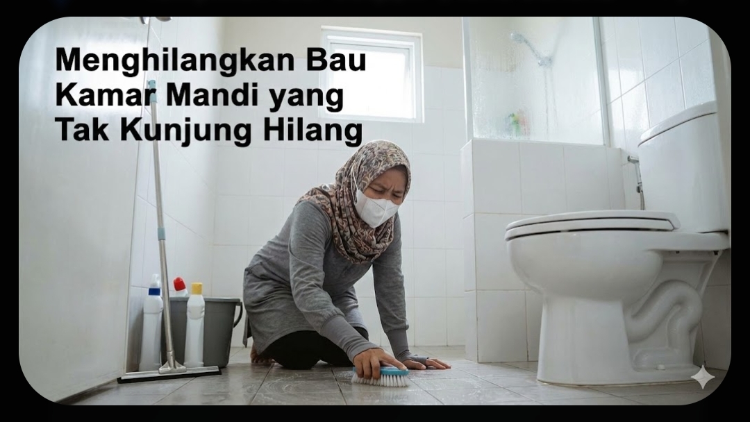 Bersih bersih kamar mandi
