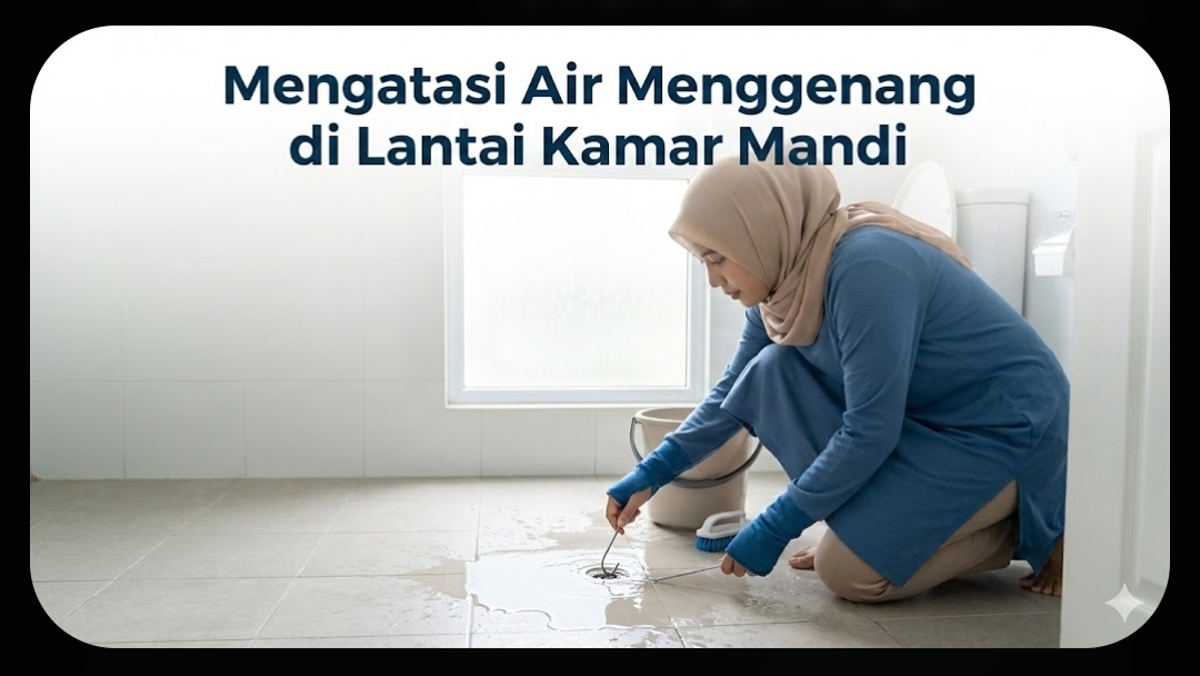 Air menggenang di lantai
